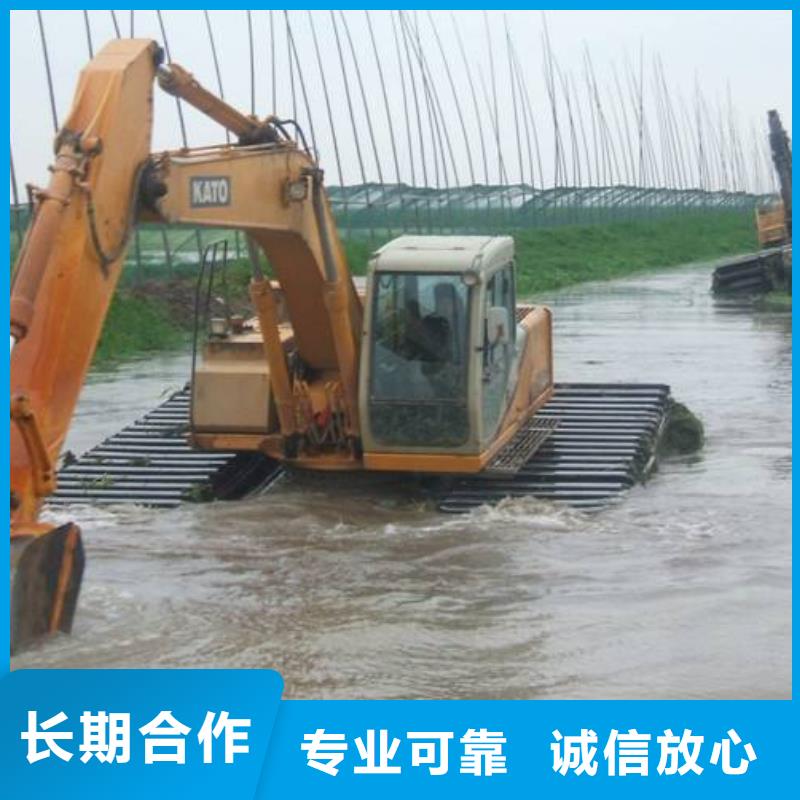 广西钦州水上挖机出租  价格查询