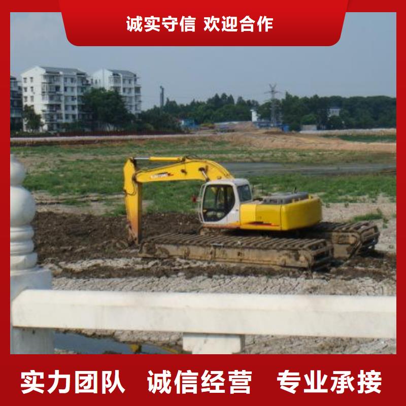 福建泉州水陆挖掘机出租专业厂家