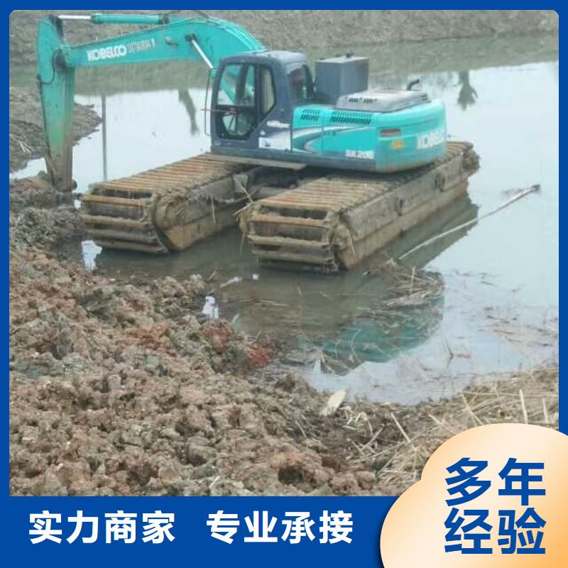 湖南永州水陆挖掘机租赁  