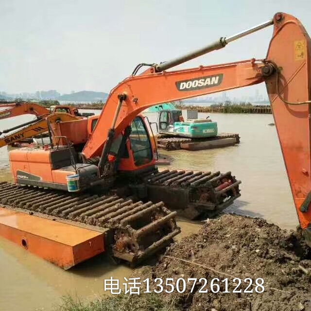 广东深圳水陆两用挖机出租厂家销售