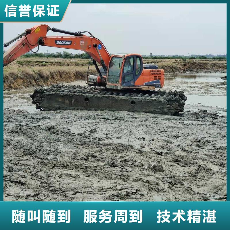 河南开封水上挖机租赁技术服务
