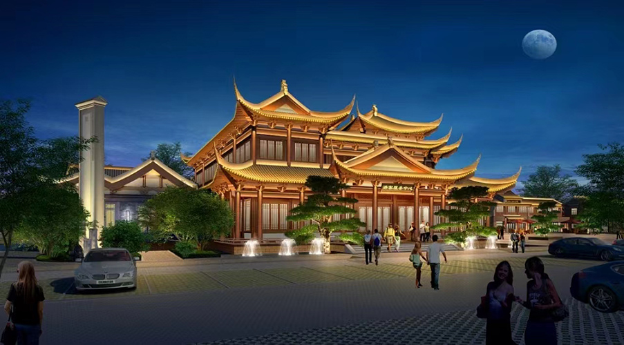 中式古建筑照明亮化项目工程施工公司本地生产商