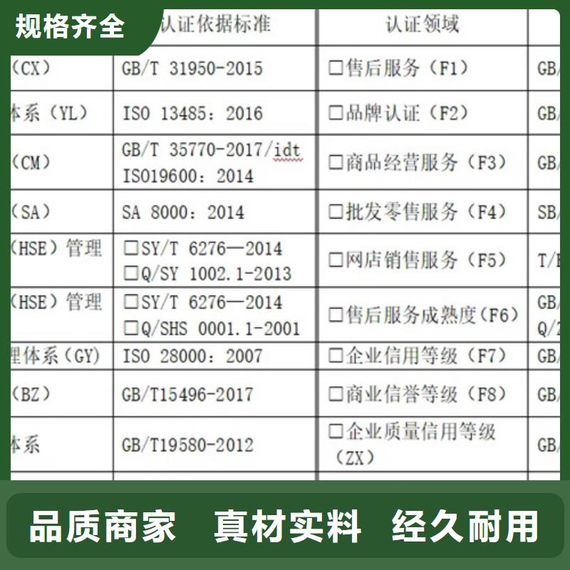 北京市iso9001质量认证  机构