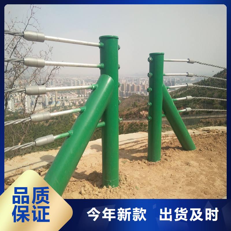 乌海厂价直供复合管桥梁栏杆静电喷塑防撞立柱专业工厂