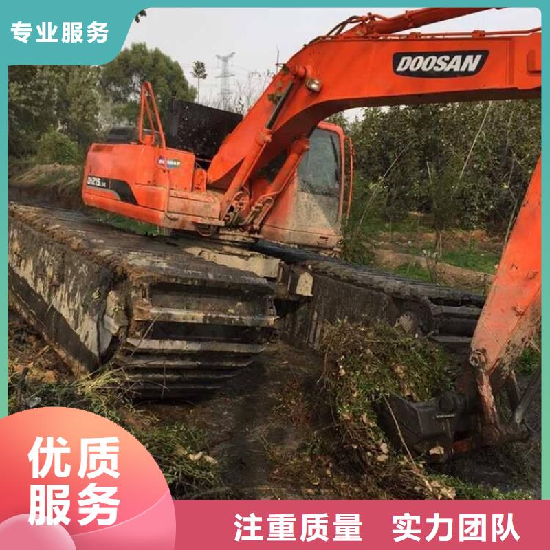 广东潮州水陆挖掘机租赁销售