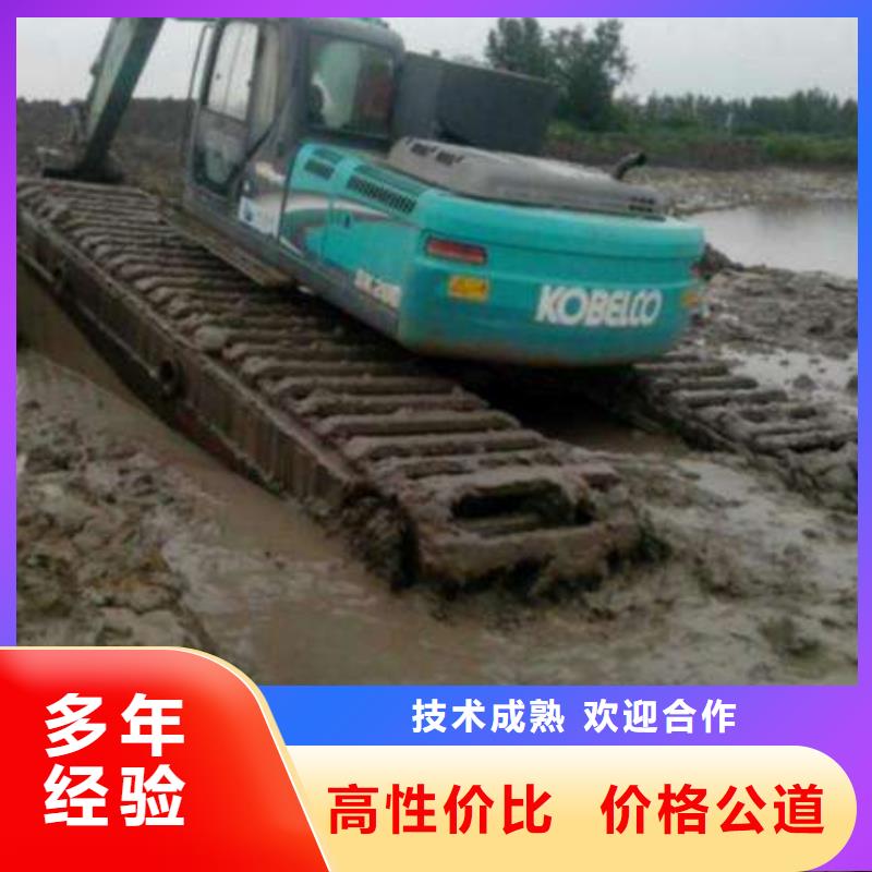 广东珠海湿地沼泽地挖掘机租赁供应  